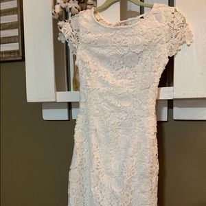 COPY - Lulu’s White Lace Dress (NWOT)